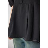 2WAYパフスリーブ配色ペプラムブラウス | AZUL BY MOUSSY | 詳細画像24 