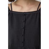 2WAYパフスリーブ配色ペプラムブラウス | AZUL BY MOUSSY | 詳細画像21 