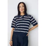 シアーポロニットトップス | AZUL BY MOUSSY | 詳細画像19 