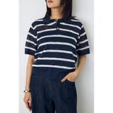 シアーポロニットトップス | AZUL BY MOUSSY | 詳細画像20 