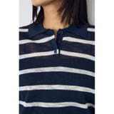 シアーポロニットトップス | AZUL BY MOUSSY | 詳細画像24 