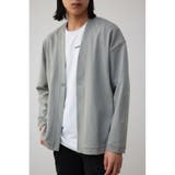 L/GRY1 | ツイルワンボタンカーディガン | AZUL BY MOUSSY