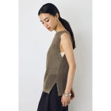 リネンライク畔編みノースリーブニットトップス | AZUL BY MOUSSY | 詳細画像27 