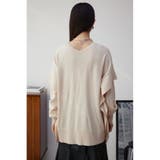 ショルダーデザインルーズニットトップス | AZUL BY MOUSSY | 詳細画像6