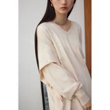 ショルダーデザインルーズニットトップス | AZUL BY MOUSSY | 詳細画像1