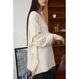 ショルダーデザインルーズニットトップス | AZUL BY MOUSSY | 詳細画像2