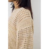 クロップドメッシュニット | AZUL BY MOUSSY | 詳細画像19 