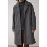 GRY | ワイドラペルルーズチェスターコート | AZUL BY MOUSSY