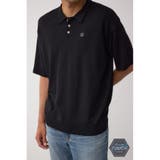 BLK | C/Tワンポイントニットポロシャツ | AZUL BY MOUSSY