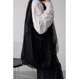 BLK | チュールレイヤードトートバッグ | AZUL BY MOUSSY