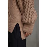 シェニールケーブルVネックニットトップス | AZUL BY MOUSSY | 詳細画像30 