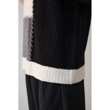 スウィッチングブランケットステッチニット | AZUL BY MOUSSY | 詳細画像11 