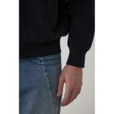 ジップアップ襟付きニットカーディガン | AZUL BY MOUSSY | 詳細画像10 