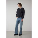 ジップアップ襟付きニットカーディガン | AZUL BY MOUSSY | 詳細画像4 