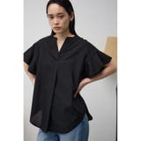 ラッフルスリーブスキッパーブラウス | AZUL BY MOUSSY | 詳細画像15