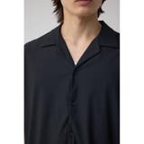 ダイヤモンドストレッチ開襟シャツ | AZUL BY MOUSSY | 詳細画像8