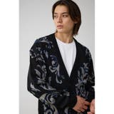 レトロフラワージャガードカーディガン | AZUL BY MOUSSY | 詳細画像2 