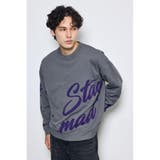 GRY | リバーシブル総柄グラフィックニット | AZUL BY MOUSSY