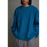 スポンディッシュケーブルニット | AZUL BY MOUSSY | 詳細画像12