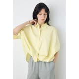YEL | フロントタック半袖ドルマンブラウス | AZUL BY MOUSSY