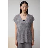 シアーフリンジニットベスト | AZUL BY MOUSSY | 詳細画像24 
