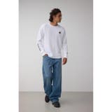 袖刺繍ワッフルトップス | AZUL BY MOUSSY | 詳細画像4 