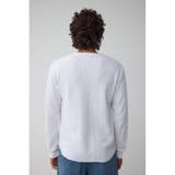 袖刺繍ワッフルトップス | AZUL BY MOUSSY | 詳細画像8 