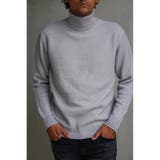 GRY | ハニカムベーシックタートルネックニット | AZUL BY MOUSSY