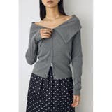 ダブルジップオフショル長袖トップス | AZUL BY MOUSSY | 詳細画像17 