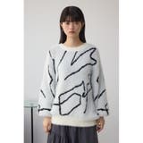 ニュアンス柄ニットトップス | AZUL BY MOUSSY | 詳細画像5 