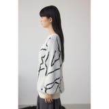 ニュアンス柄ニットトップス | AZUL BY MOUSSY | 詳細画像6 