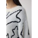 ニュアンス柄ニットトップス | AZUL BY MOUSSY | 詳細画像9 