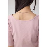 デザインネックショートTシャツ | AZUL BY MOUSSY | 詳細画像27