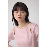 デザインネックショートTシャツ | AZUL BY MOUSSY | 詳細画像21 