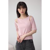 デザインネックショートTシャツ | AZUL BY MOUSSY | 詳細画像22 