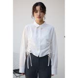 フロントギャザーシャツ | AZUL BY MOUSSY | 詳細画像4
