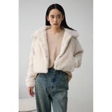 ファーショートコート | AZUL BY MOUSSY | 詳細画像2 