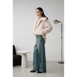 ファーショートコート | AZUL BY MOUSSY | 詳細画像3 