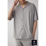 L/GRY1 | ダイヤモンドストレッチ開襟シャツ | AZUL BY MOUSSY