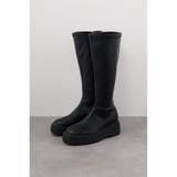 ストレッチ美脚ロングブーツ | AZUL BY MOUSSY | 詳細画像4 