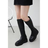 BLK | ストレッチ美脚ロングブーツ | AZUL BY MOUSSY