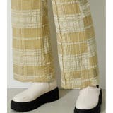 SHEER CHECK PANTS | AZUL BY MOUSSY | 詳細画像20 