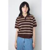 シアーポロニットトップス | AZUL BY MOUSSY | 詳細画像10 