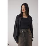 ラウンドヘムルーズシャツ | AZUL BY MOUSSY | 詳細画像3 