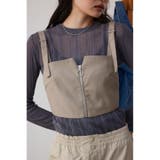 BEG | ジップビスチェ | AZUL BY MOUSSY