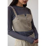 ジップビスチェ | AZUL BY MOUSSY | 詳細画像1