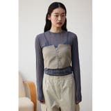 ジップビスチェ | AZUL BY MOUSSY | 詳細画像4