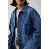 AZUL DENIMロゴプレートジャケット | AZUL BY MOUSSY | 詳細画像1