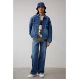 AZUL DENIMロゴプレートジャケット | AZUL BY MOUSSY | 詳細画像3