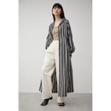 WAIST TUCK STRIPE ONEPIECE | AZUL BY MOUSSY | 詳細画像3 
